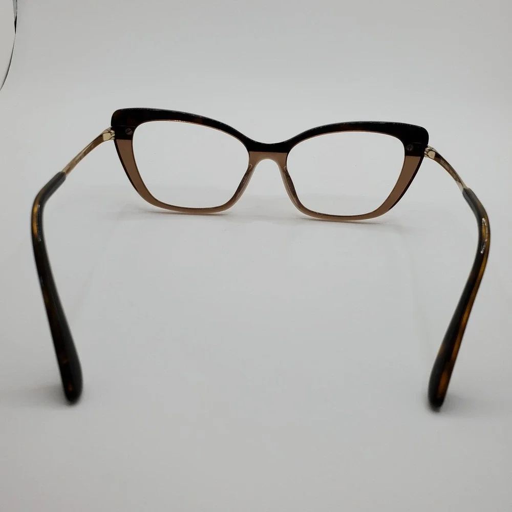 Dolce & Gabbana DG3325 Womens Eyeglasses Frame Brown Transparent 54-17-140 mm